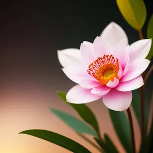 Pretty in Pink: Lotus Blossom in Full Bloom