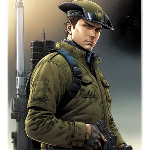 Professional Male Worker in Safety Helmet and Uniform