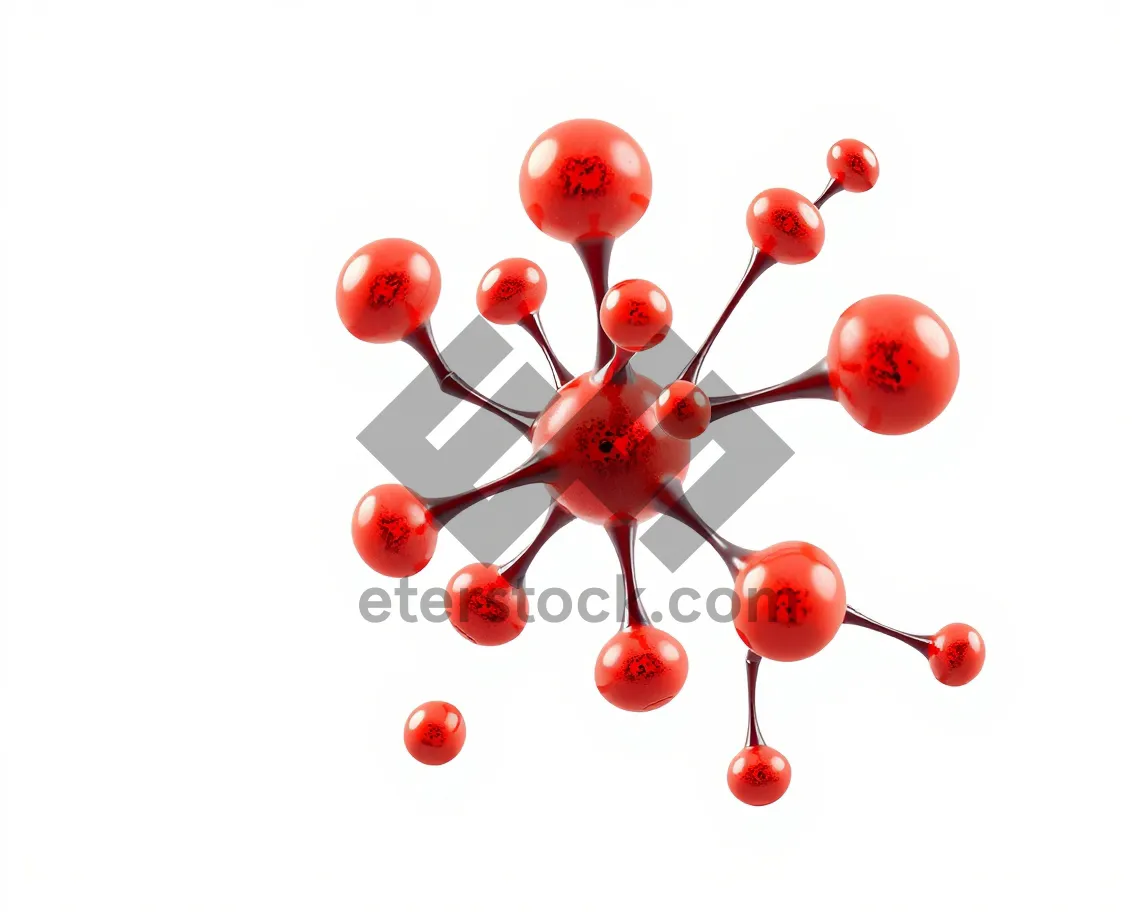Picture of 3D Christmas holly decoration