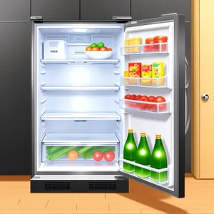 Modern Refrigeration System in Stylish Home