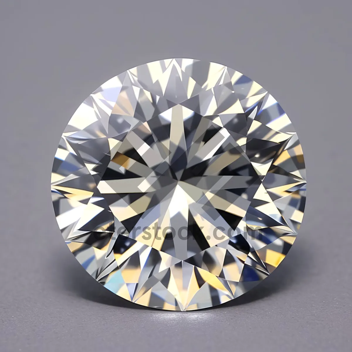 Picture of Sparkling Gemstone: Luxury Crystal Diamond Jewel