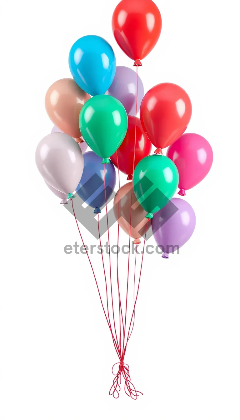 Picture of Colorful Birthday Party Balloons Decoration