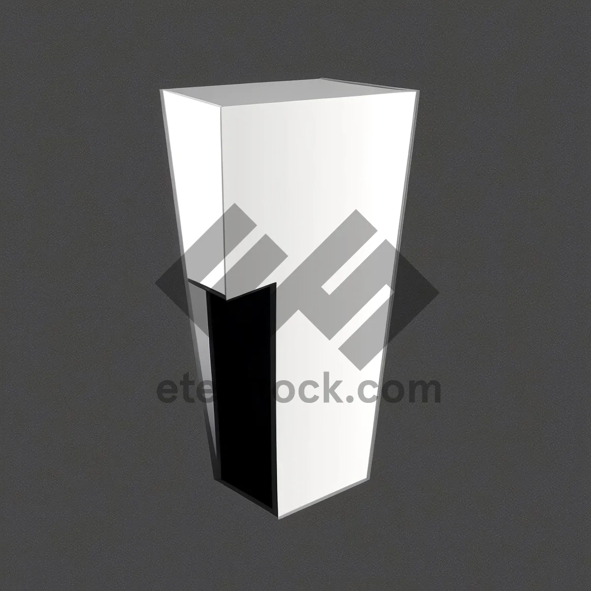 Picture of Blank Business Gift Box: 3D Container Package