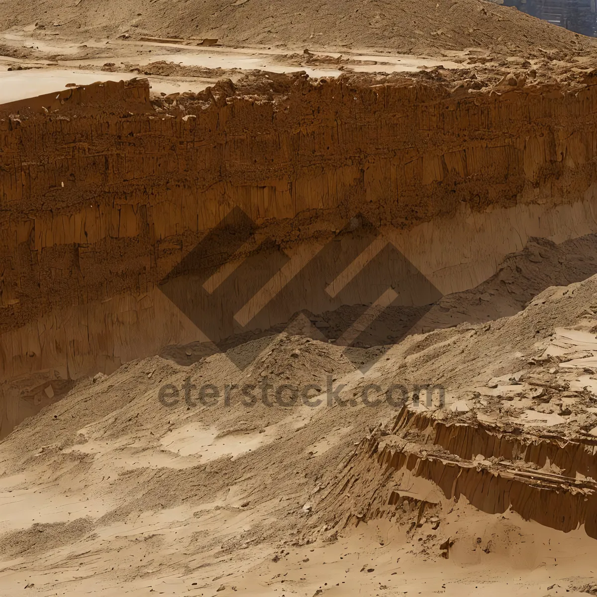 Picture of Desert Canyon: Majestic Geological Formation in National Park