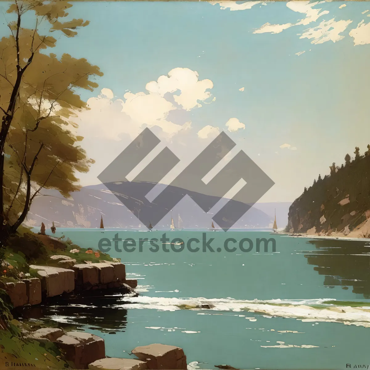 Picture of Serene Tropical Beach Paradise