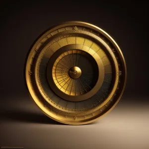 Magnetic Circle Compass Design Instrument