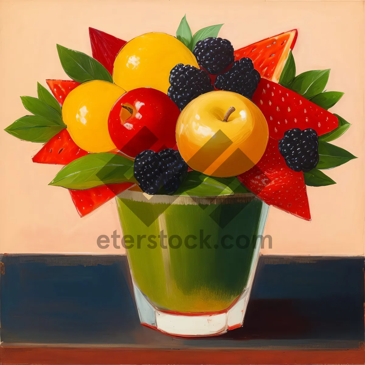 Picture of Refreshing Strawberry Fruit Cup with Fresh Berries