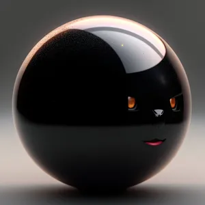 Glass Wine Globe on 3D Sphere