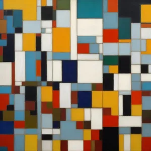 Colorful Checkerboard Mosaic Design Texture Wallpaper
