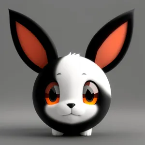 Joyful 3D Bunny Cartoon