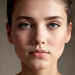 Glamorous beauty - Model with flawless skin and mesmerizing eyes