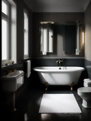 Luxurious Modern Bathroom with Stylish Design