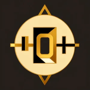 Hermetic Icon of Symbolic Heraldry Design