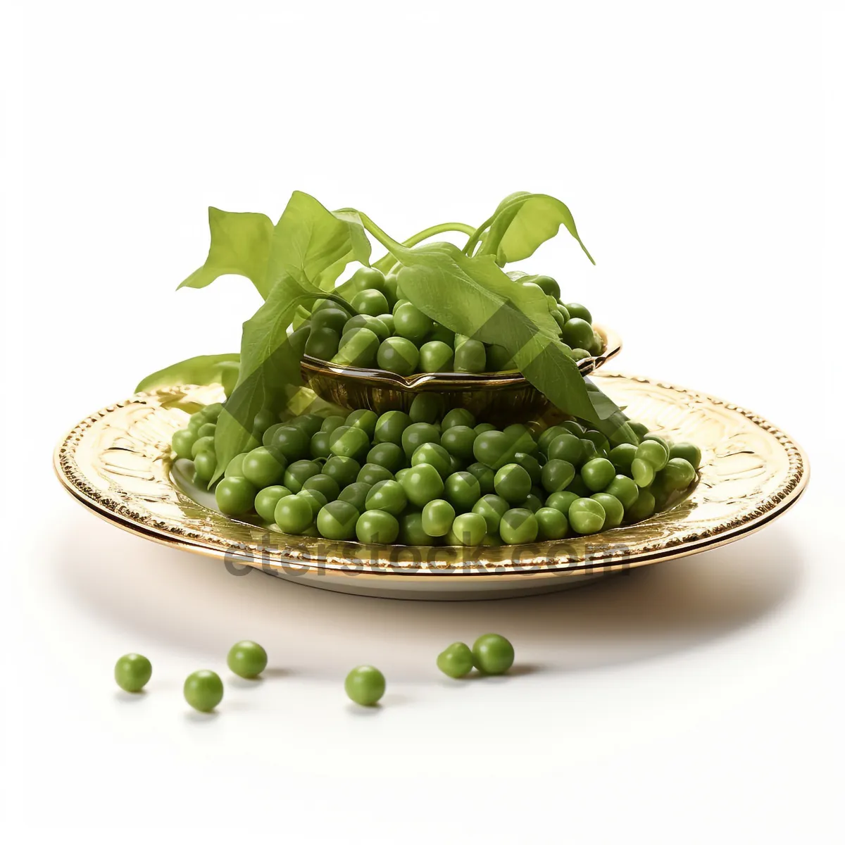 Picture of Fresh and Healthy Vegetable Peas and Beans Salad.