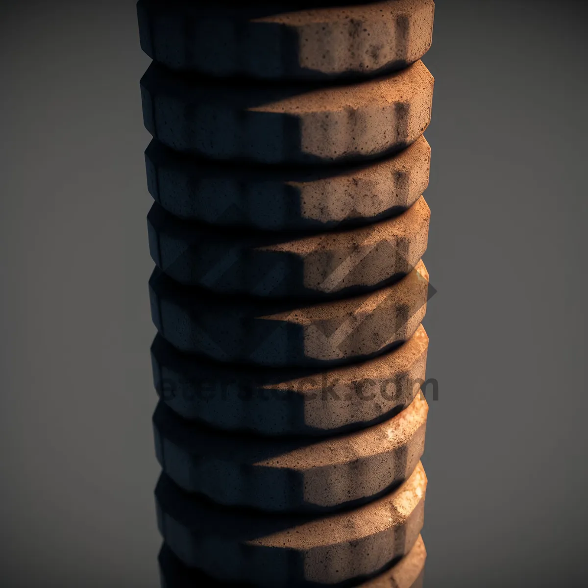 Picture of Stacked coins symbolizing financial success and wealth.