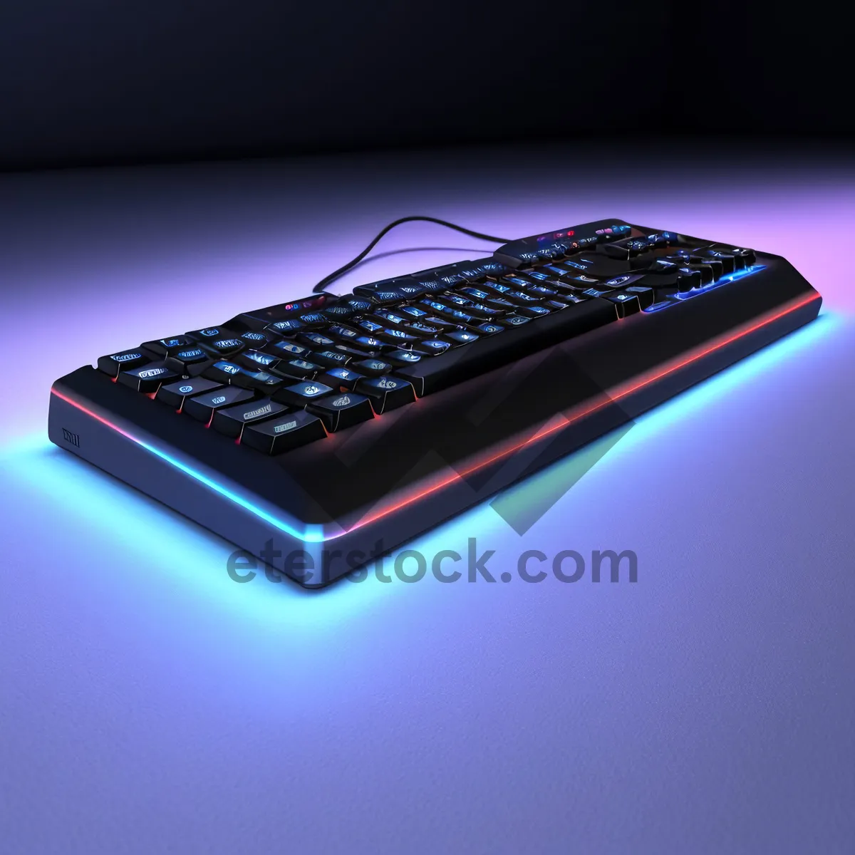 Picture of Modern Wireless Keyboard for Portable Laptops