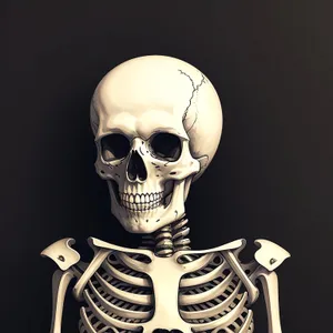 Pirate Skull Sculpture: Anatomically Detailed Spooky Art