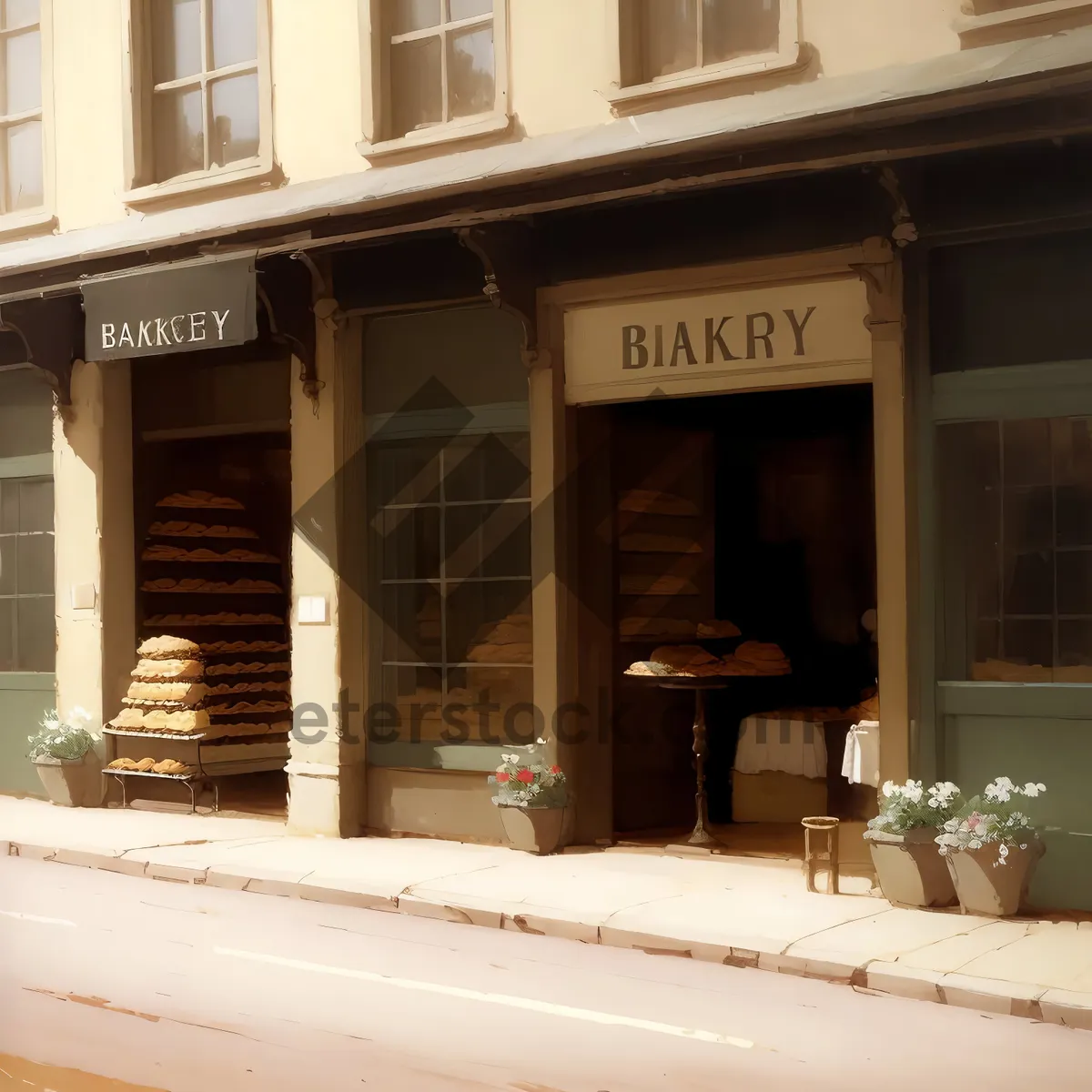 Picture of Old City Bakery Shop - Architectural Mercantile Marvel