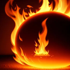 Fiery Blaze: A Symbol of Intense Heat and Danger