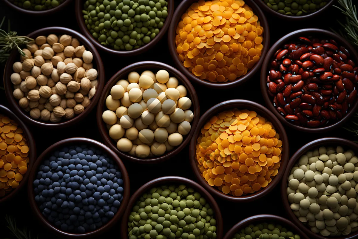 Picture of Fresh Vegetable Bowl with Organic Ingredients