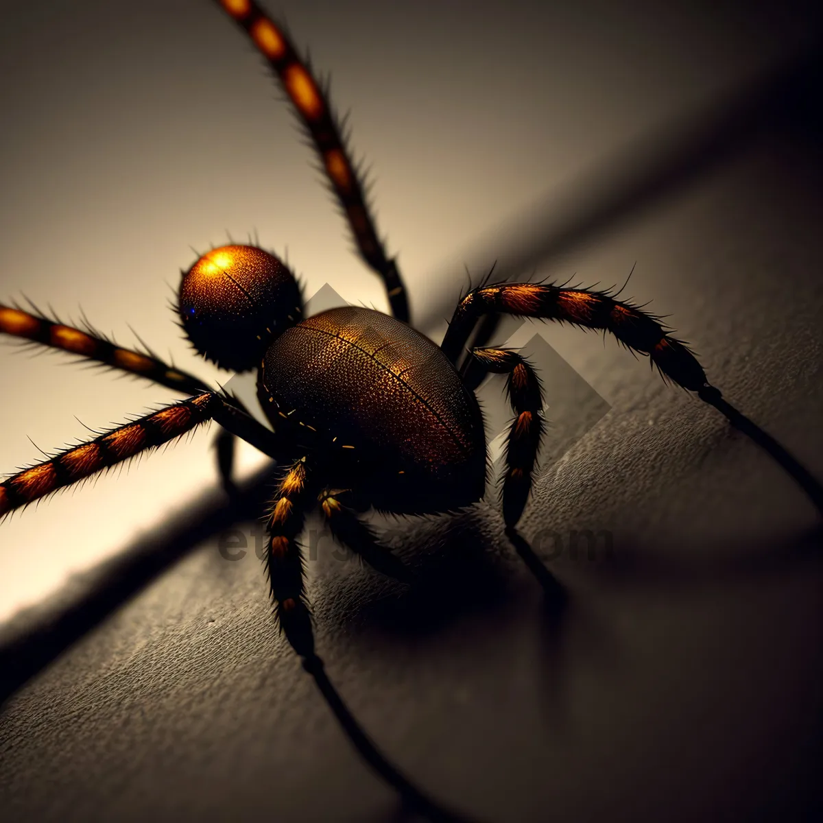 Picture of Closeup of black widow spider - Wildlife photography