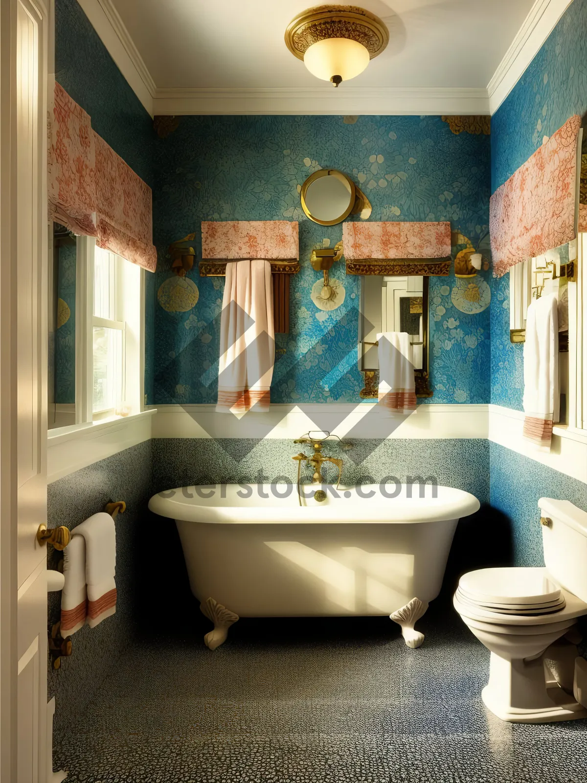 Picture of Contemporary Bathroom Design with Luxury Interior