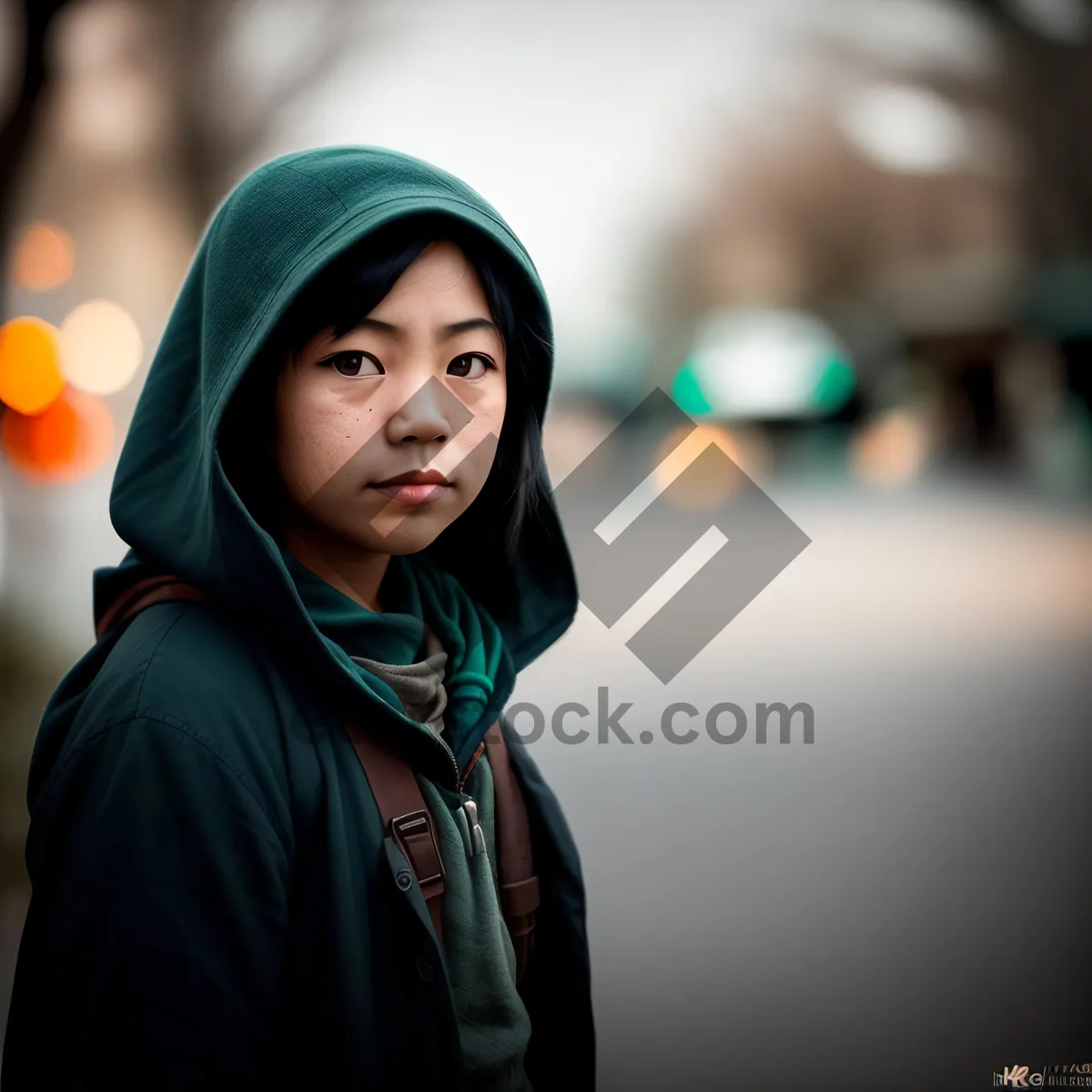 Picture of Smiling businesswoman with confident and cute look