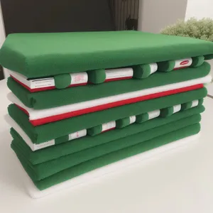 Colorful Stack of Books in Library