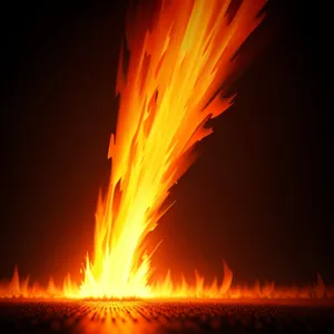 Fiery Celestial Burst: Colorful Space Explosion