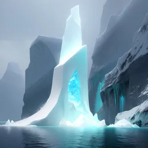 Arctic Iceberg Majesty: A Winter Wonderland