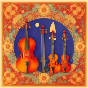 Musical Puzzle: Violin Art Jigsaw Game