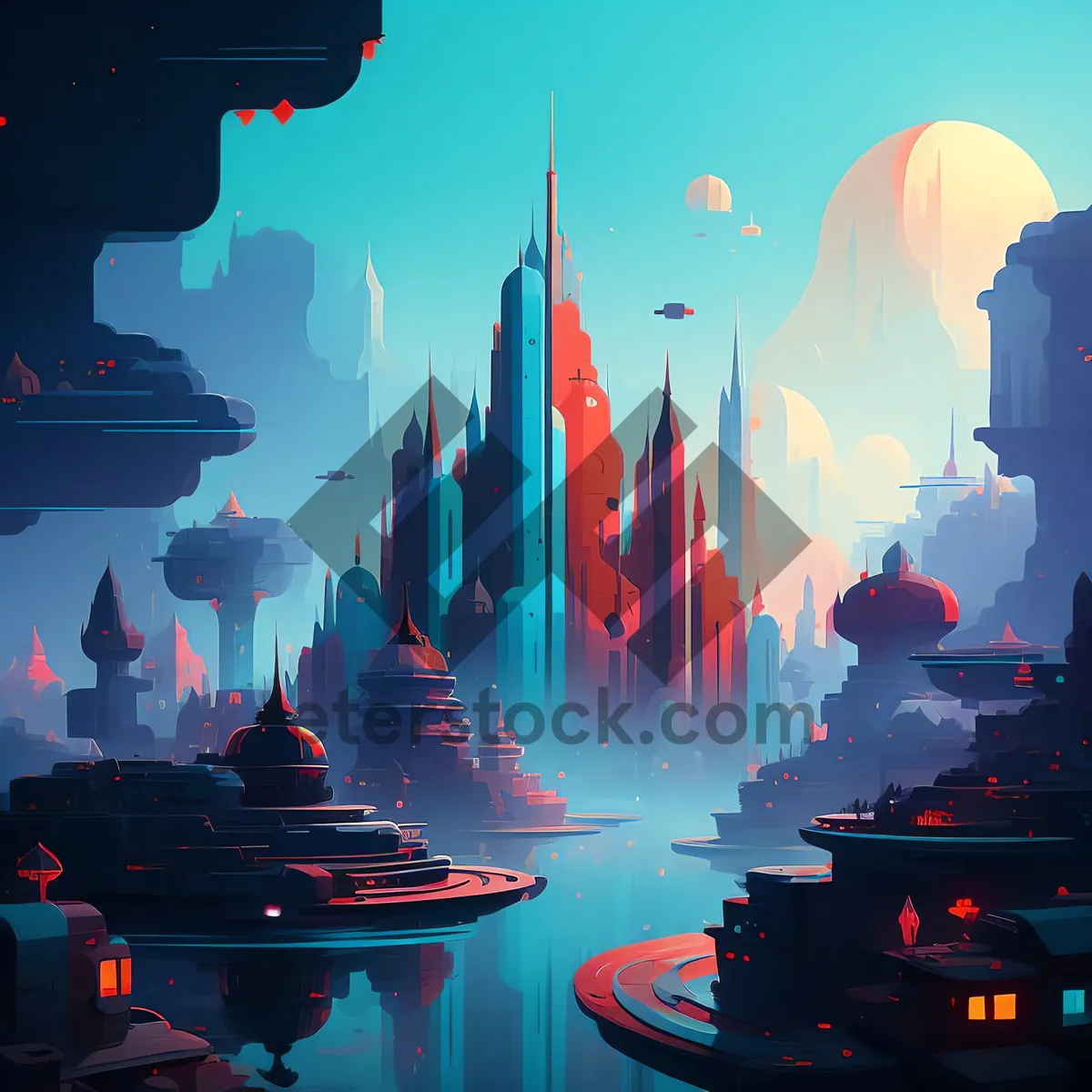 Picture of Leader speaking to audience at nighttime stadium event