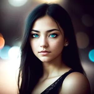 Smasher Model: Attractive Fashion Portrait with Sexy Hair