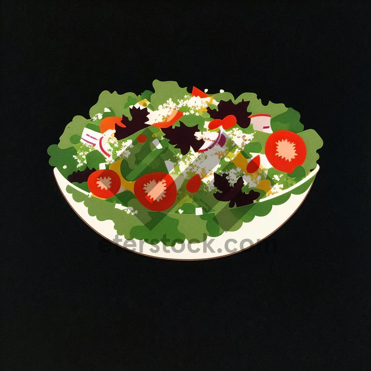 Picture of Delicious dessert on black plate in restaurant setting.