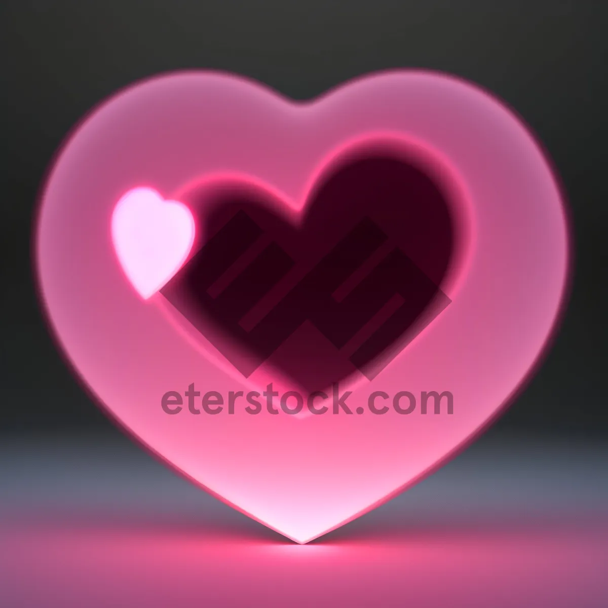 Picture of Valentine Love Gem Icon: Mystic Heart Symbol