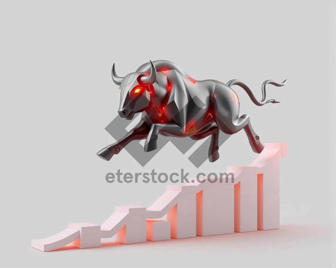 Picture of 3D design of caribou and deer card.