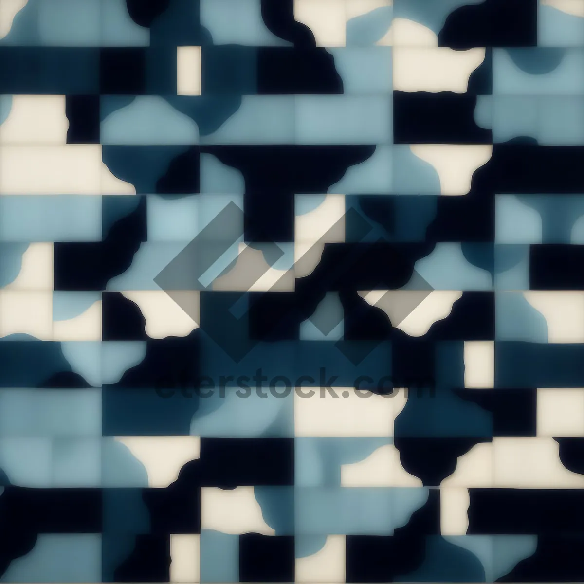 Picture of Geometric Checkered Graphic Tile Pattern Texture Background