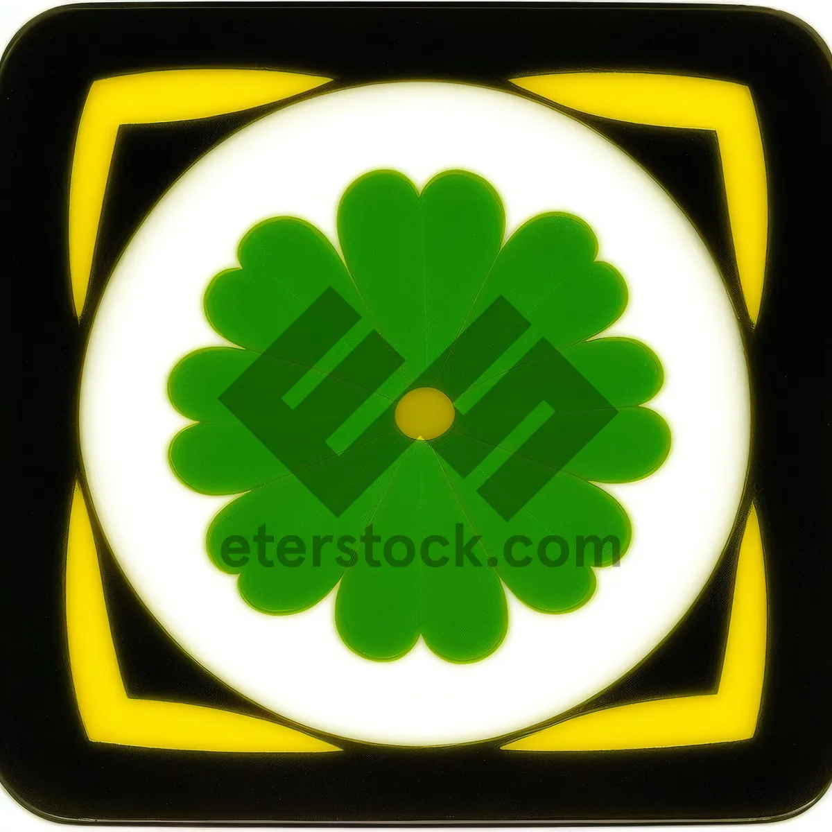 Picture of Shiny Clover Button Icon: Business Web Design