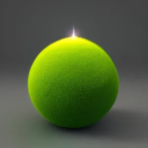 Vibrant Citrus Tennis Ball for Active Sports