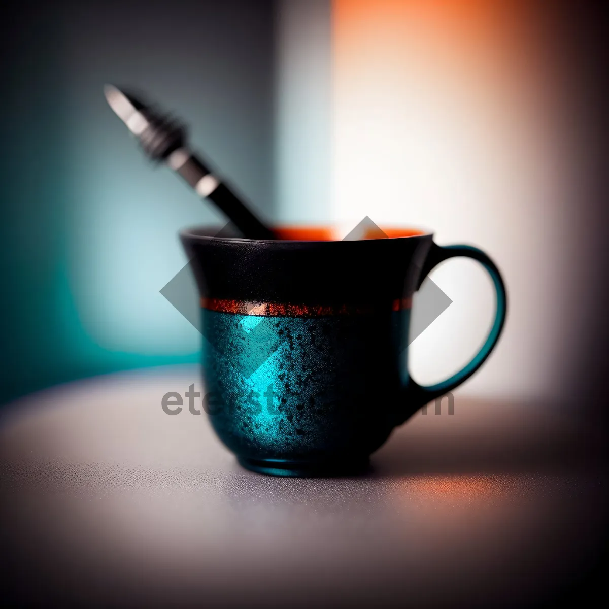 Picture of Morning Brew: Aromatic Espresso in Ceramic Cup