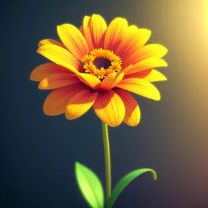 Vibrant Sunflower Blooming in Garden