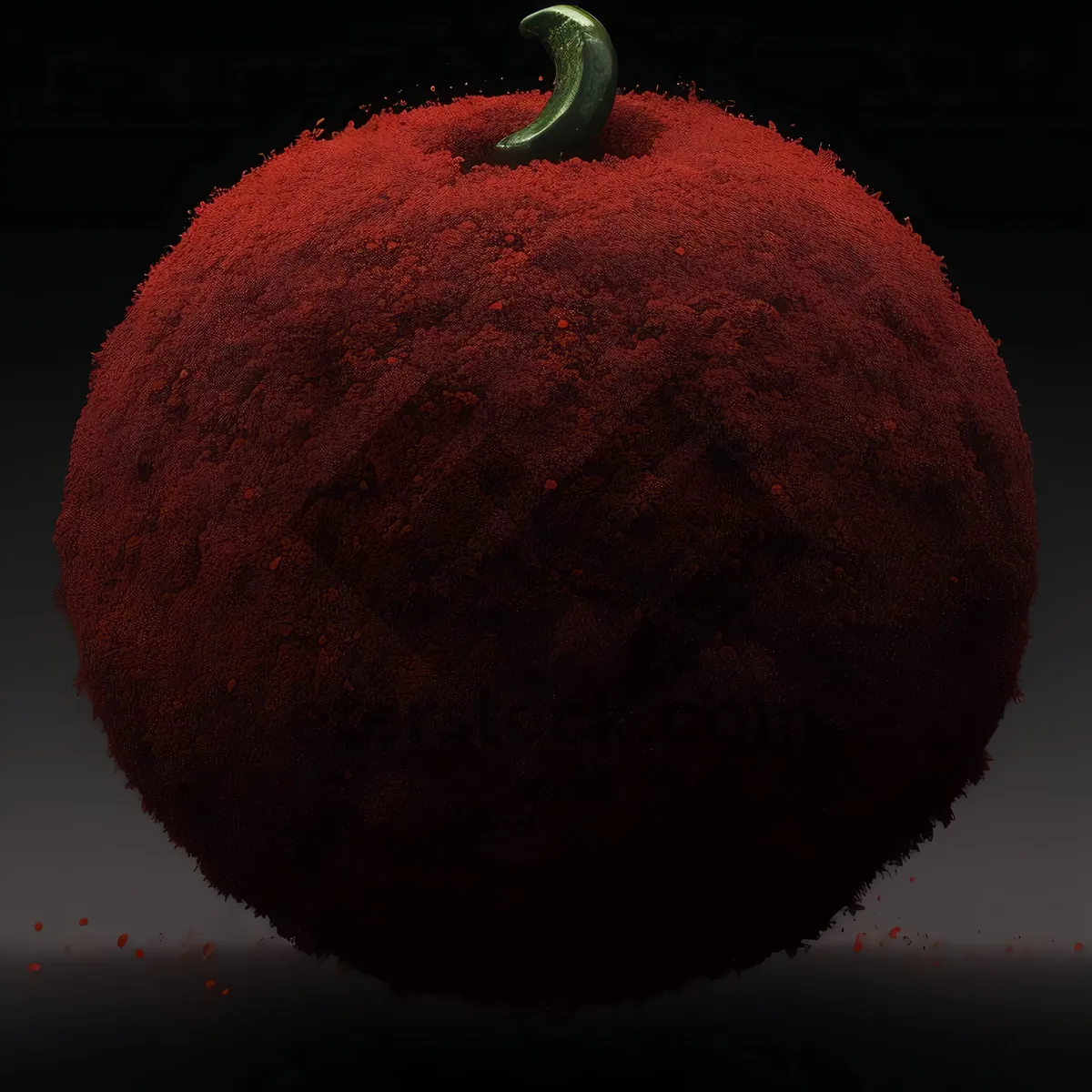 Picture of Fresh and Juicy Red Delicious Apple Closeup.