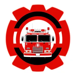 Fire Station Icons: Set of Web Symbols