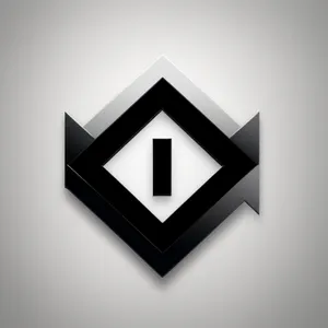 Corner 3D Symbol Sign