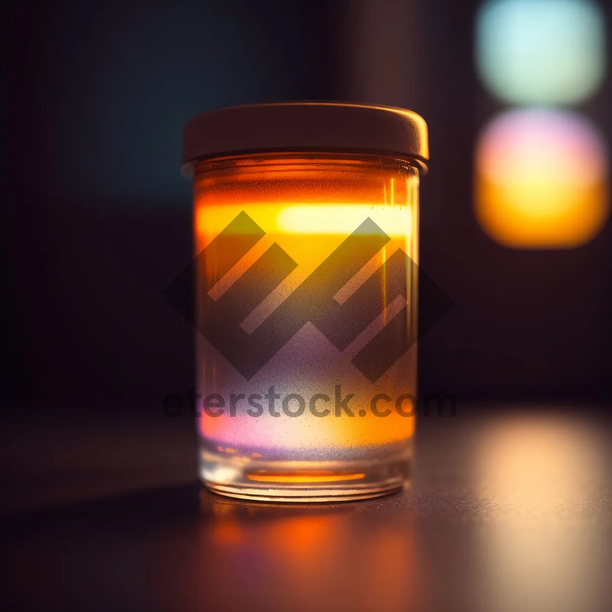 Picture of Foaming Lager Beer in Glass