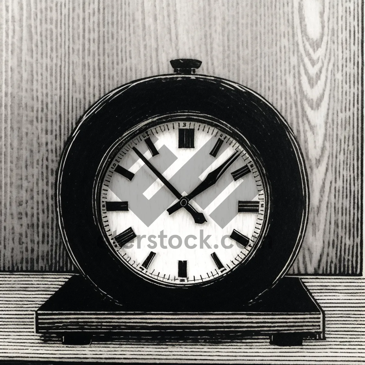 Picture of Antique Wall Clock: Classic Timepiece for Timekeepers.