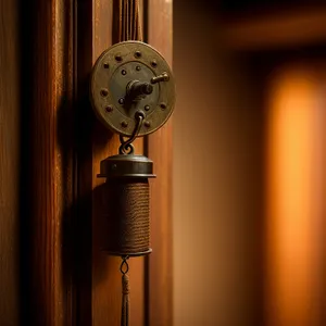 Vintage Metal Dial Telephone with Microphone