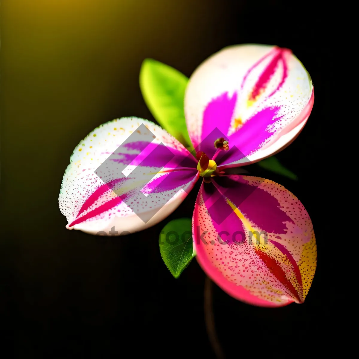 Picture of Pretty Periwinkle Blossom in Garden