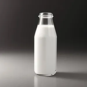 Refreshing Dairy Milk in Clear Plastic Bottle