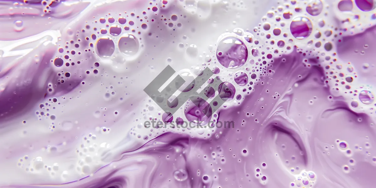 Picture of Colorful water drops wallpaper with transparent bubbles